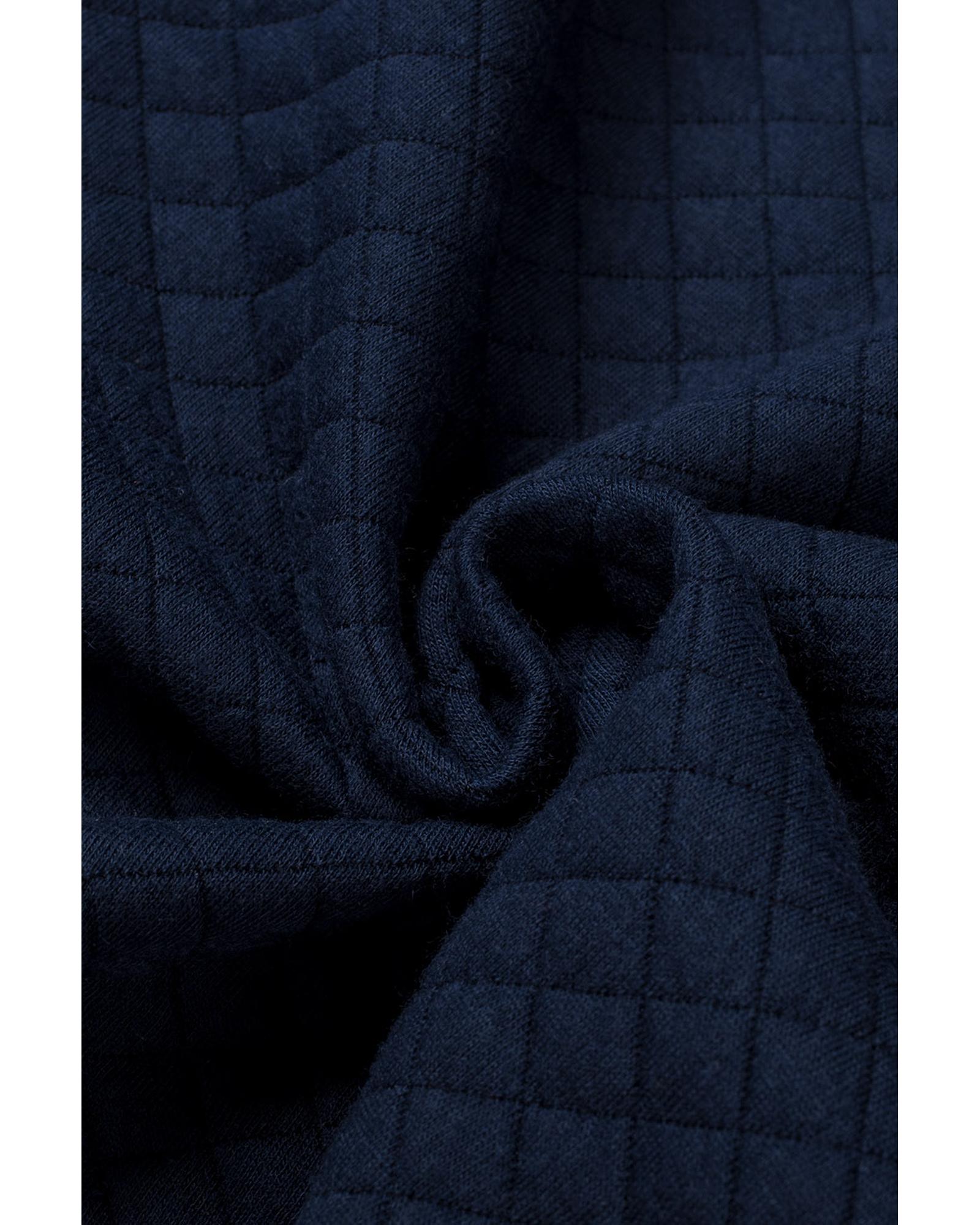 Azura Exchange Luxury Waffle Zip Up Sweatshirt - M