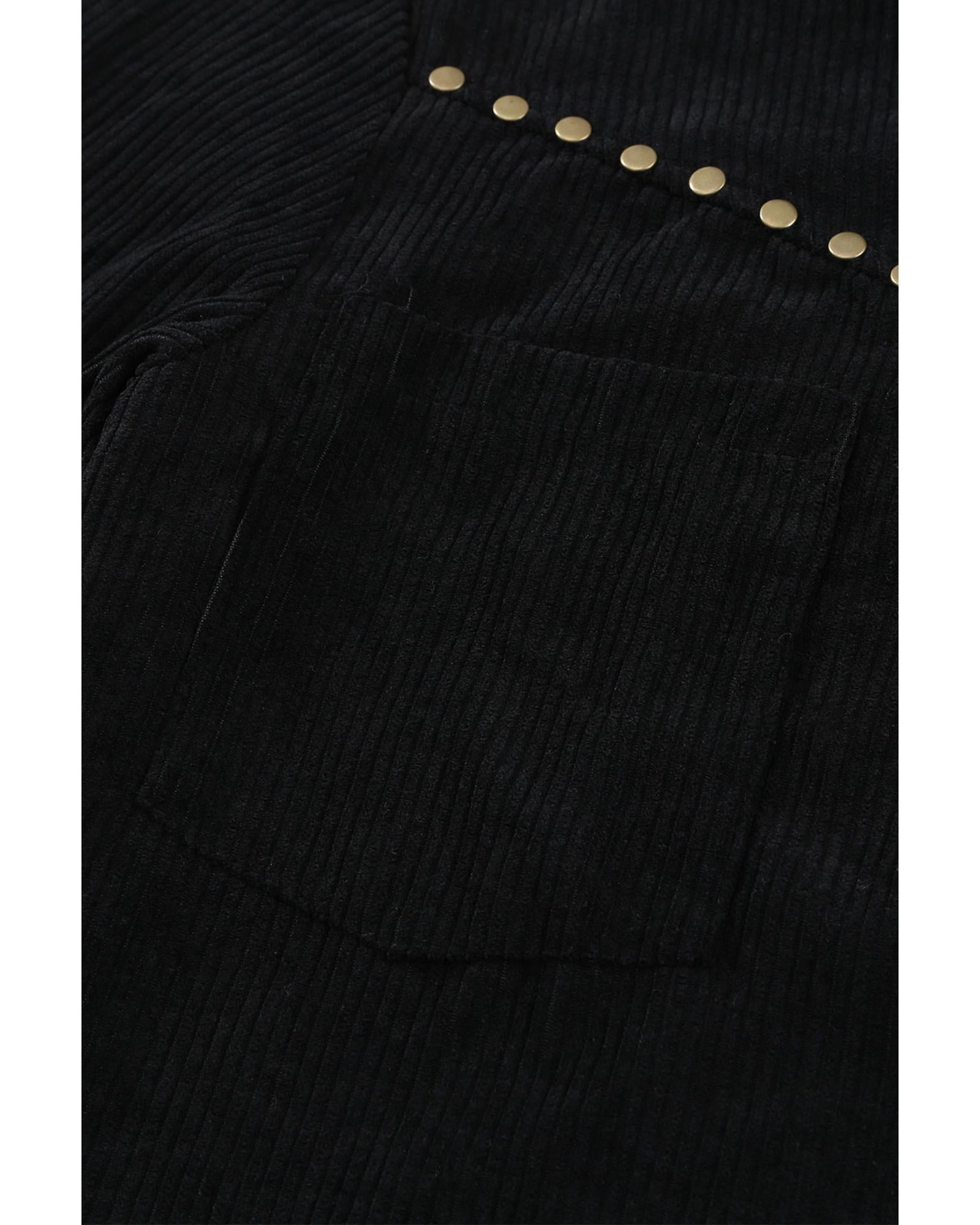 Azura Exchange Buttoned Corduroy Shirt with Pockets - XL Secondary image