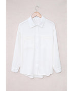 Azura Exchange Long Sleeve Button-up Shirt - L