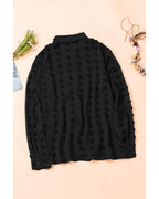 Azura Exchange Polka Dot Long Sleeve Button Shirt - L