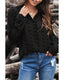 Azura Exchange Polka Dot Long Sleeve Button Shirt - S