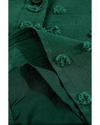 Azura Exchange Button Fuzzy Polka Dot Shirt - 2XL