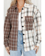 Azura Exchange Plaid Oversized Shirt - S