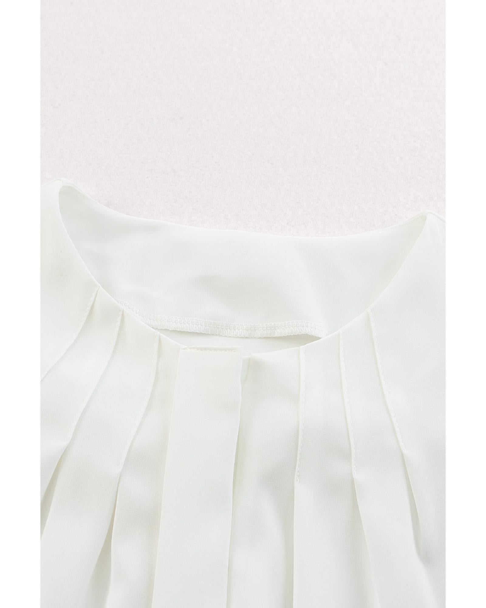 Azura Exchange Gathered Cuff Shirt - L