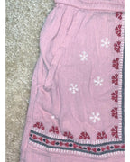 Azura Exchange Embroidered Floral Tasseled Shorts - L