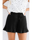 Azura Exchange Pleated Drawstring Waist Shorts - XL