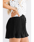 Azura Exchange Pleated Drawstring Waist Shorts - XL