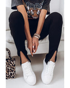 Azura Exchange High Waist Slit Leggings - L