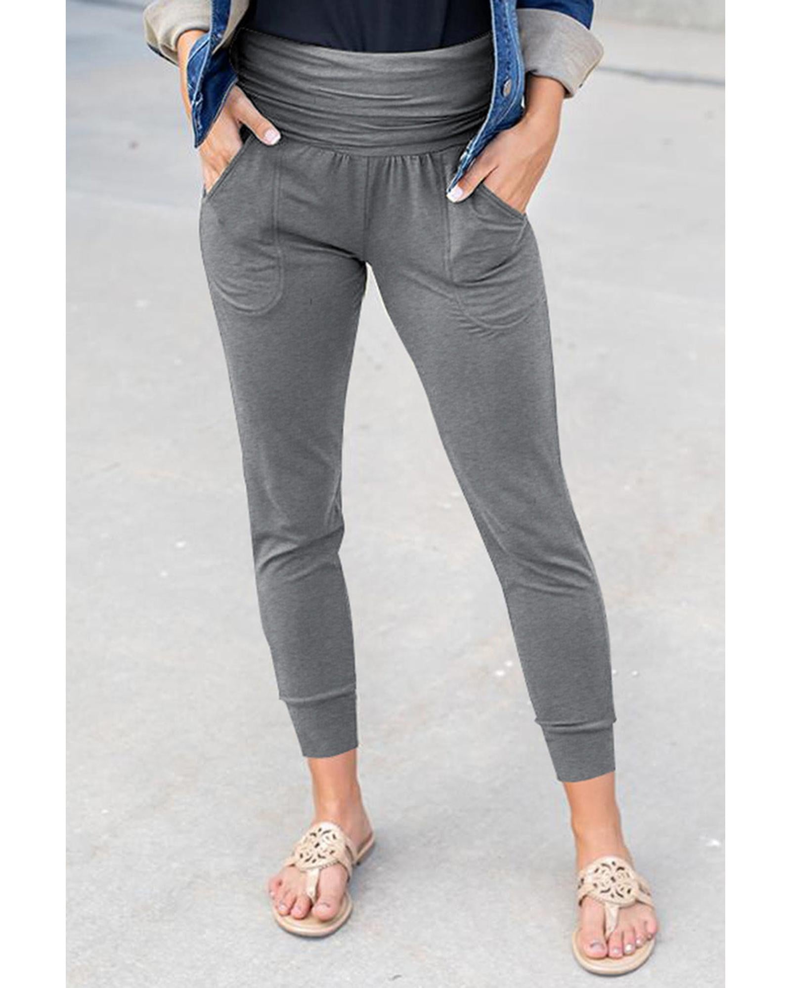 Azura Exchange Pleated Pocket Leggings - S Main image