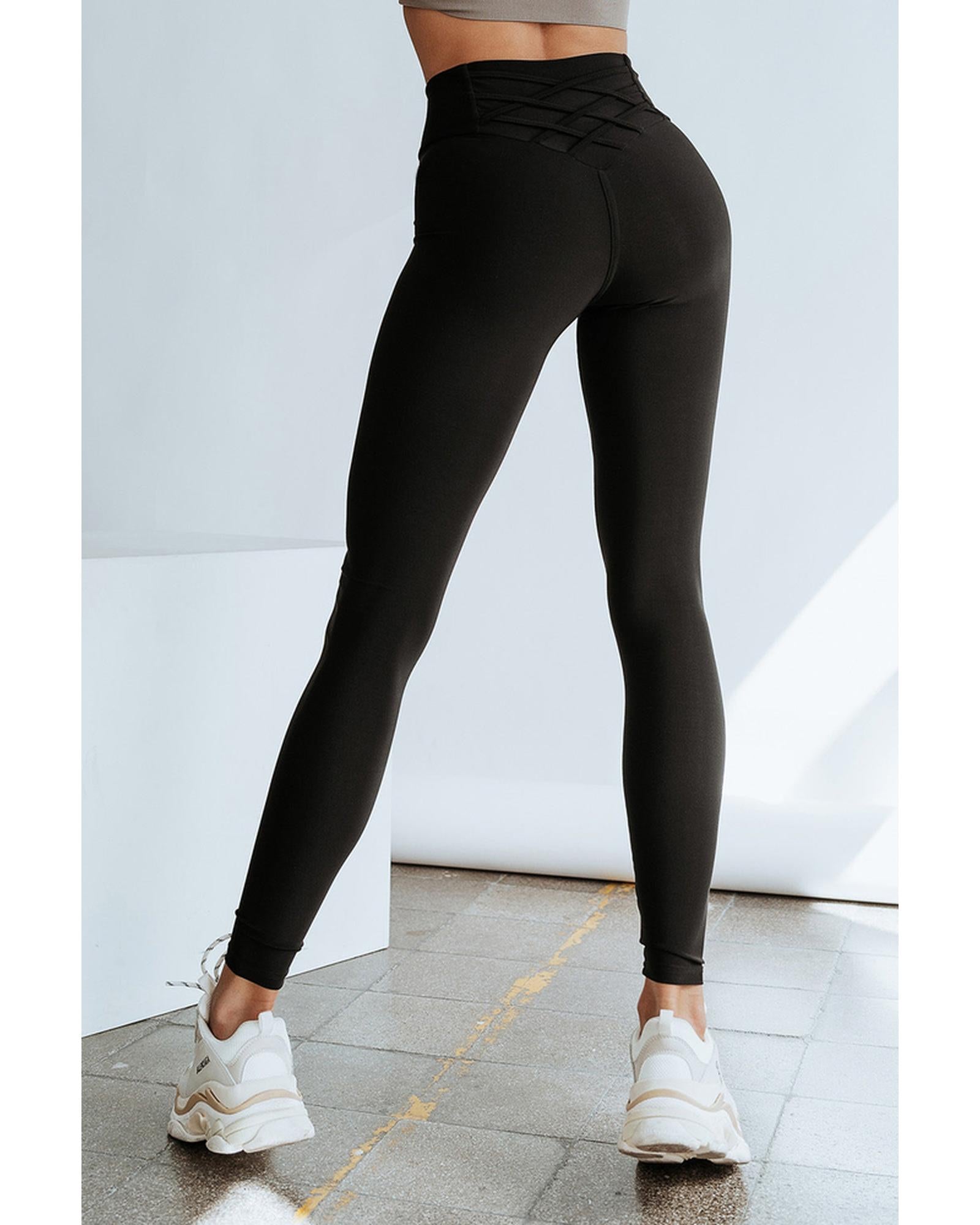 Azura Exchange Tummy Control High Waist Leggings - S Main image