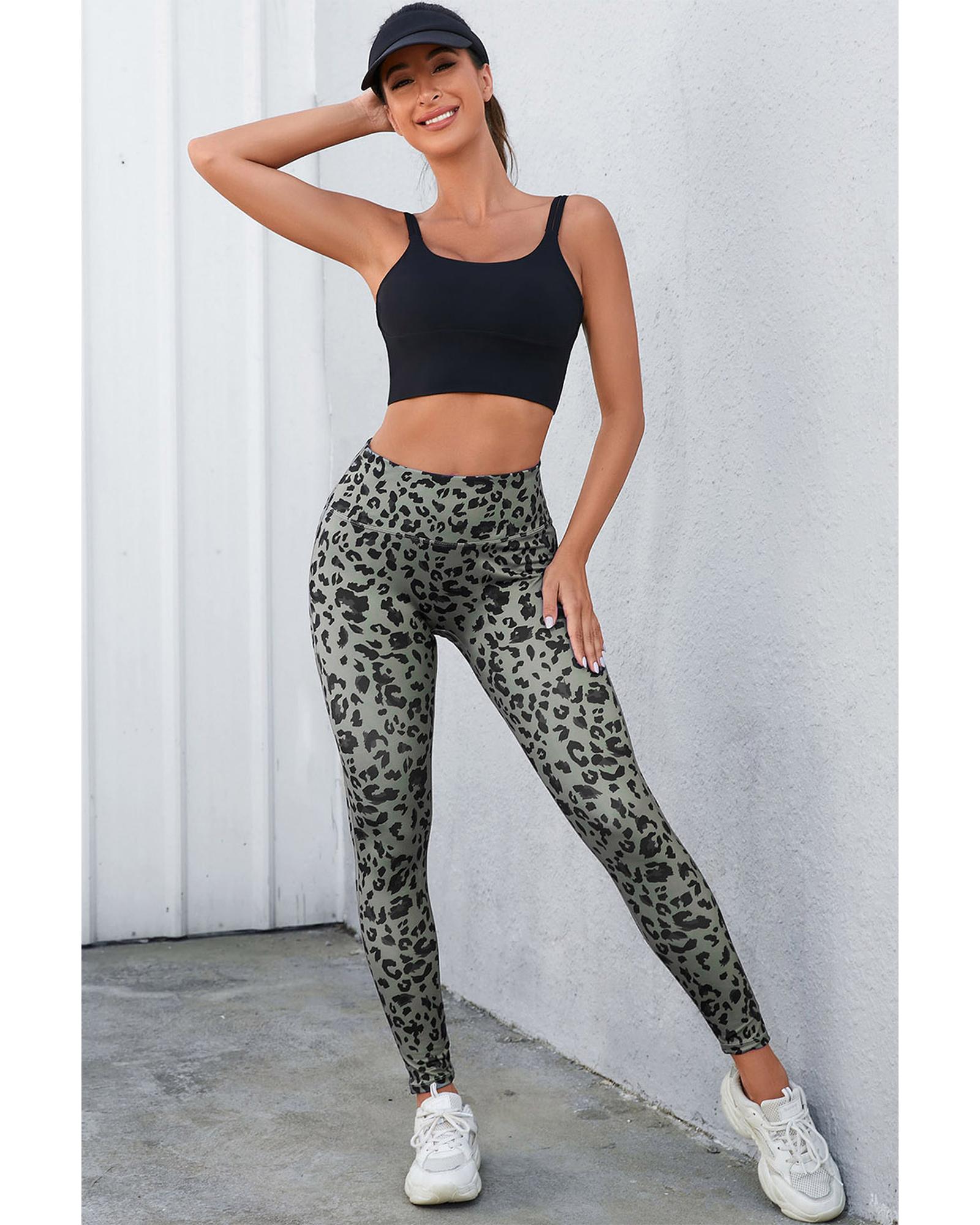 Azura Exchange Leopard Print Active Leggings - XL Secondary image