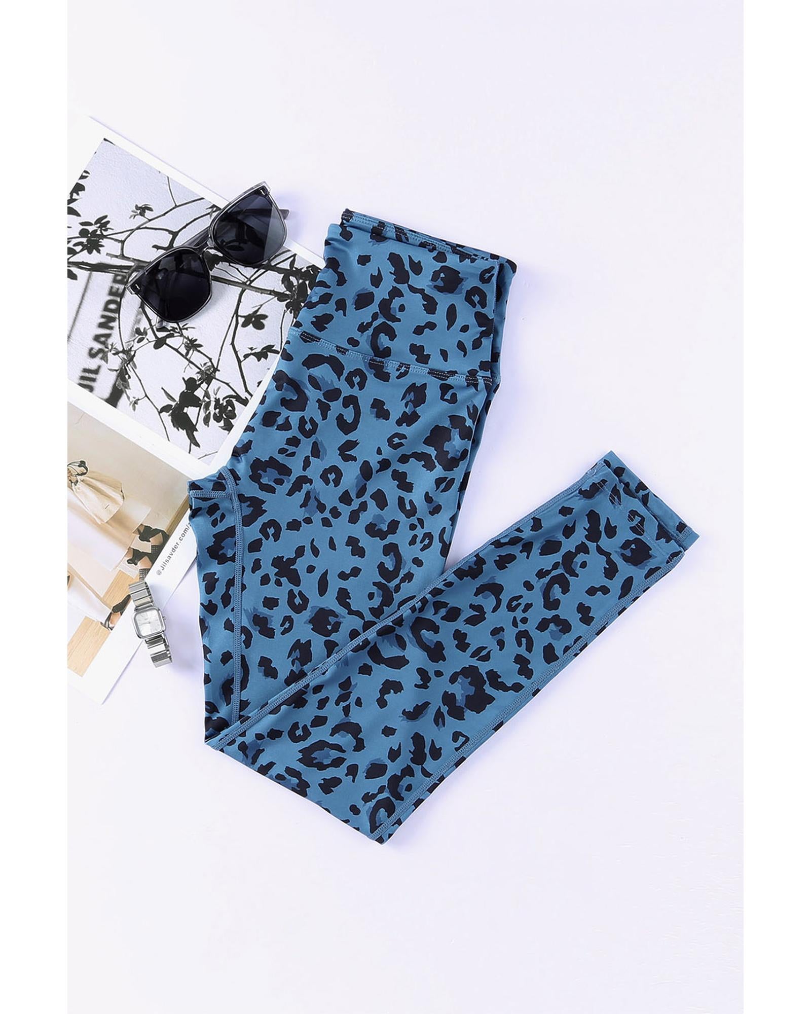 Azura Exchange Leopard Print Active Leggings - S Secondary image