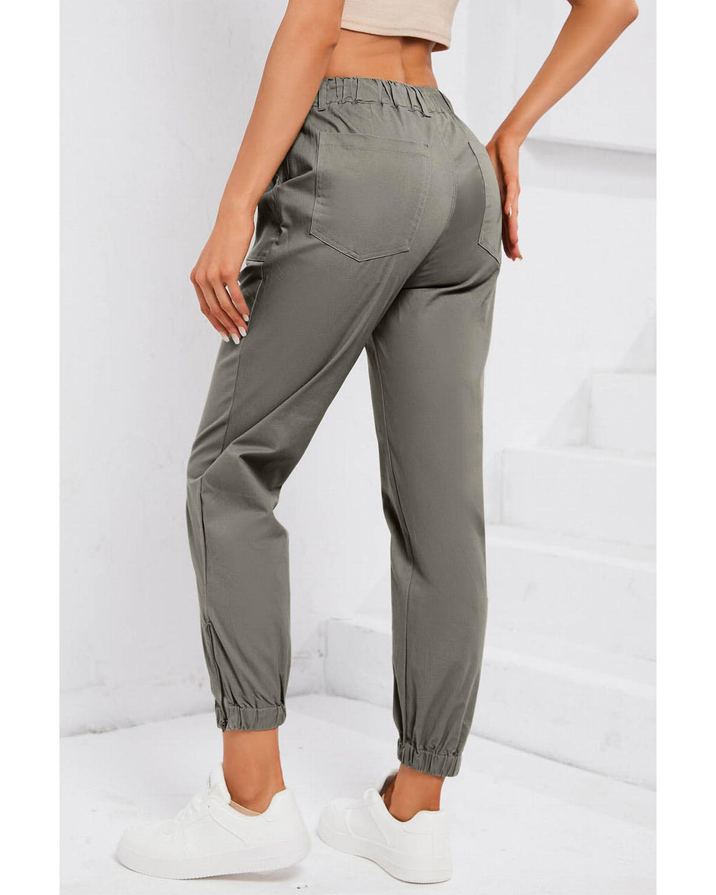 Azura Exchange Pocketed Twill Jogger Pants - XL