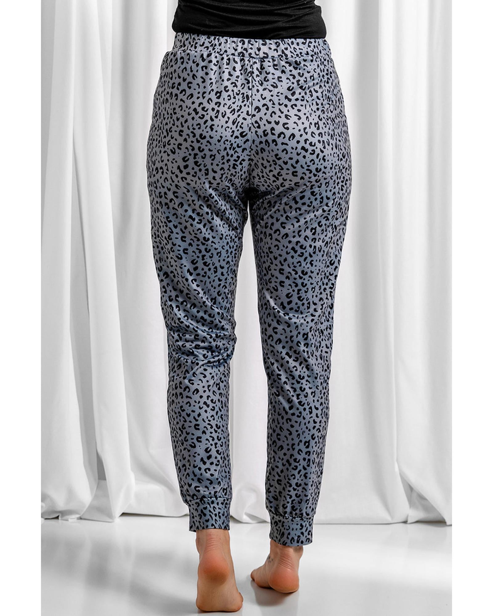Azura Exchange Leopard Print Joggers - M Secondary image