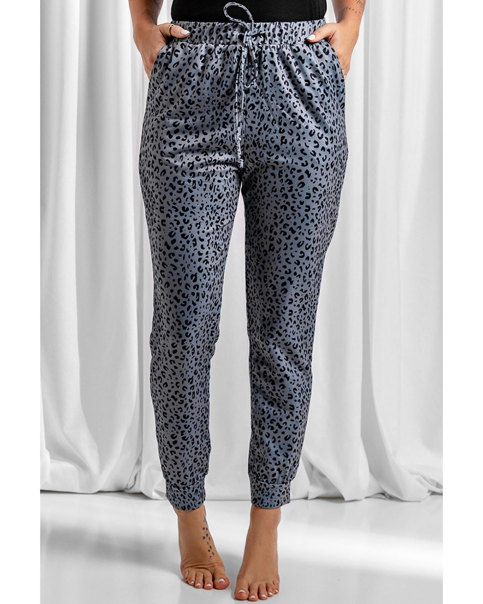Azura Exchange Leopard Print Joggers - XL Main image