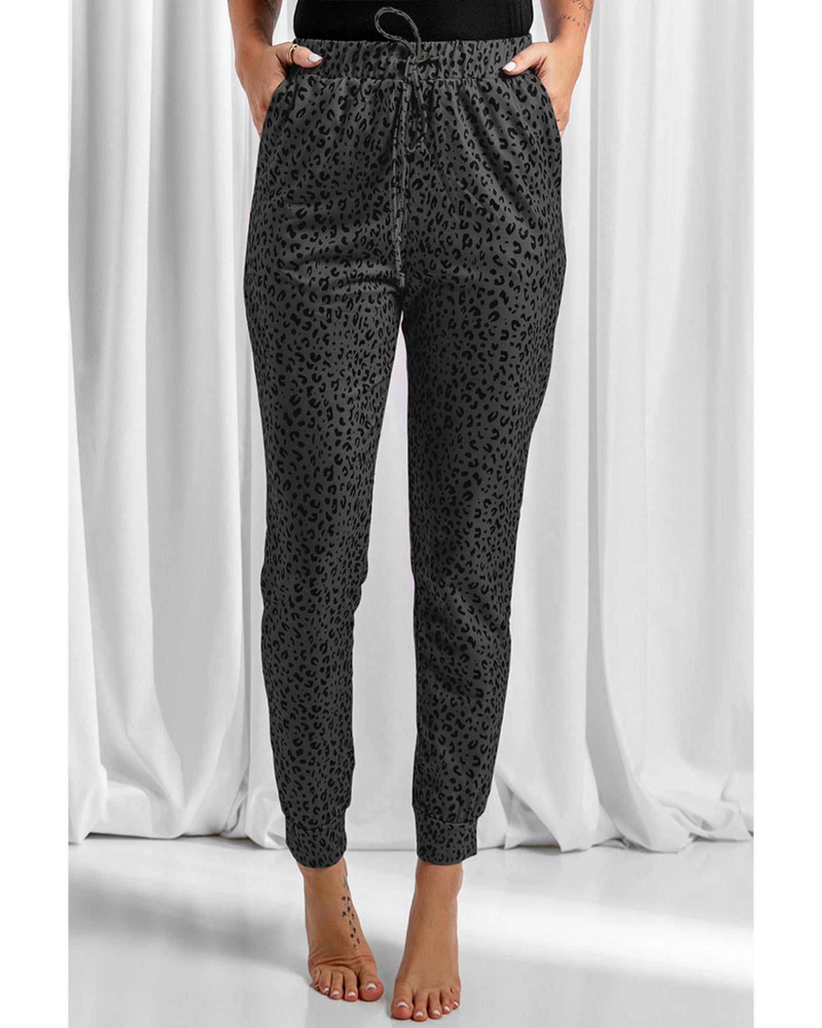 Azura Exchange Leopard Print Joggers - S Main image
