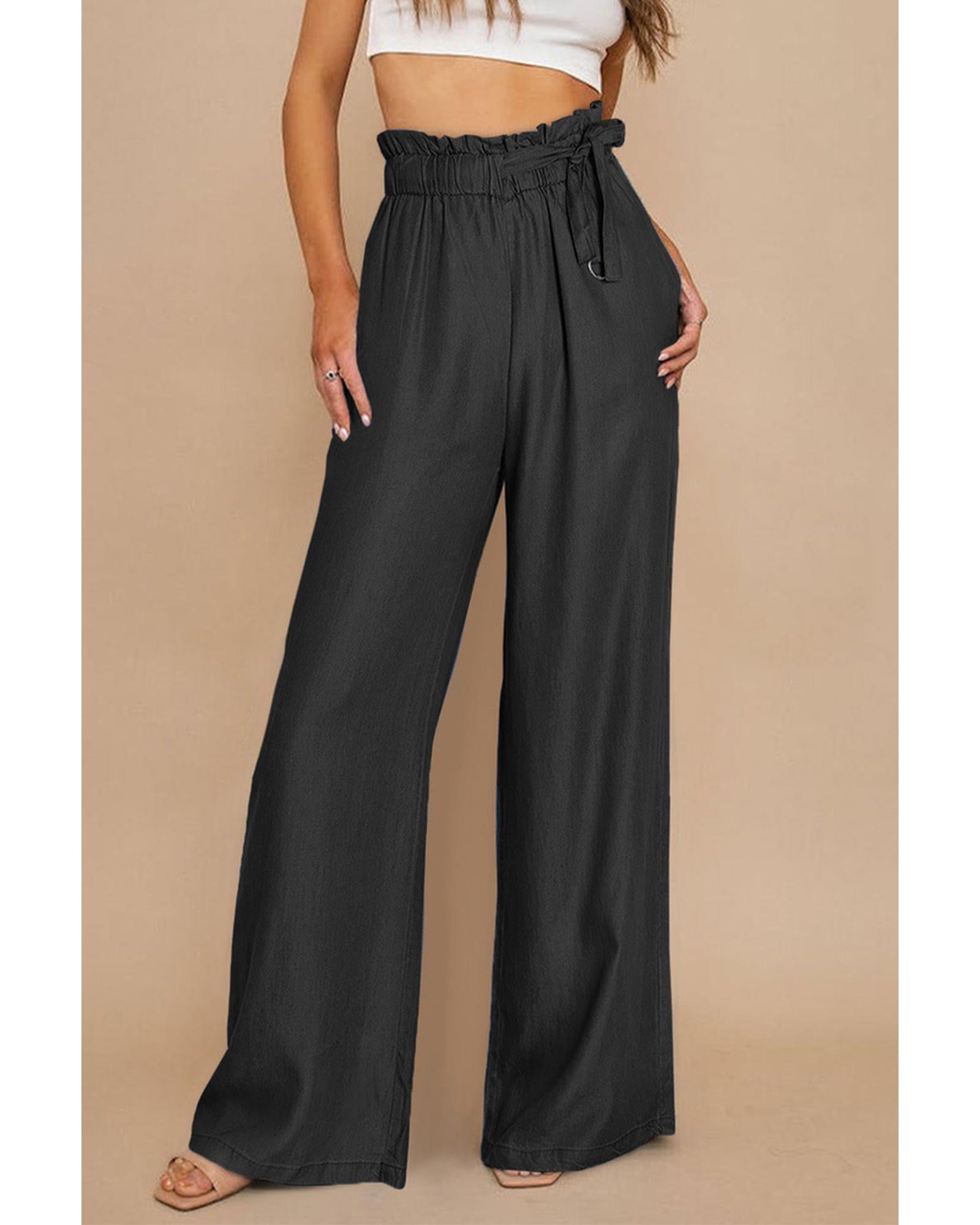 Azura Exchange Pocketed Wide Leg Tencel Jeans - 16 US Main image