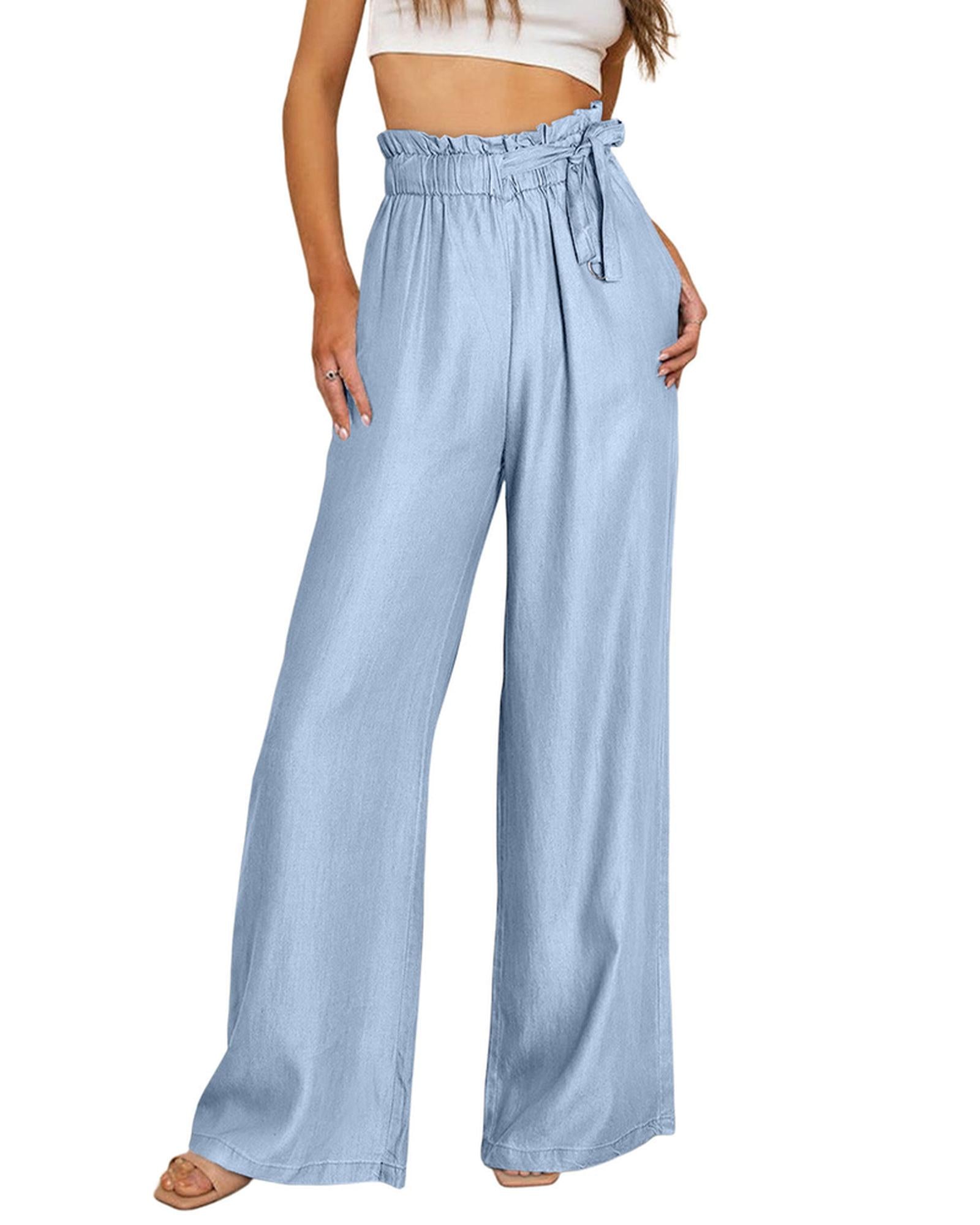 Azura Exchange High Waist Wide Leg Tencel Jeans - 14 US Secondary image
