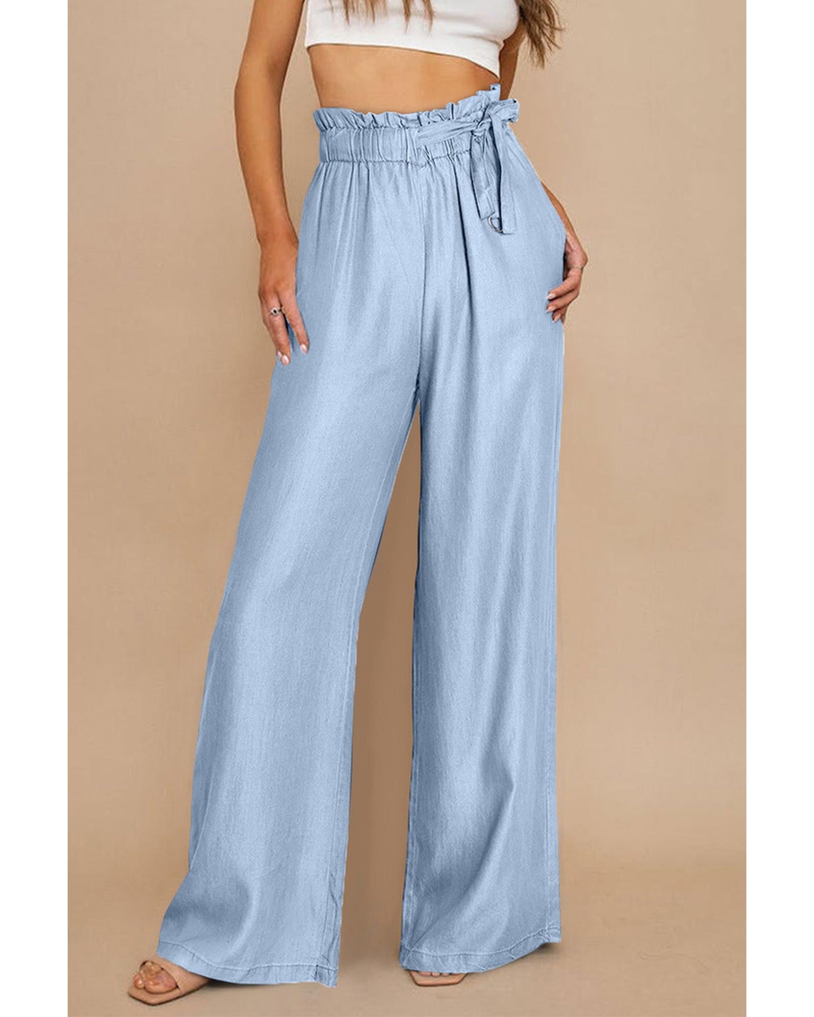 Azura Exchange High Waist Wide Leg Tencel Jeans - 16 US Main image