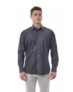 Bagutta Men's Gray Cotton Shirt - 2XL