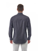 Bagutta Men's Gray Cotton Shirt - 2XL