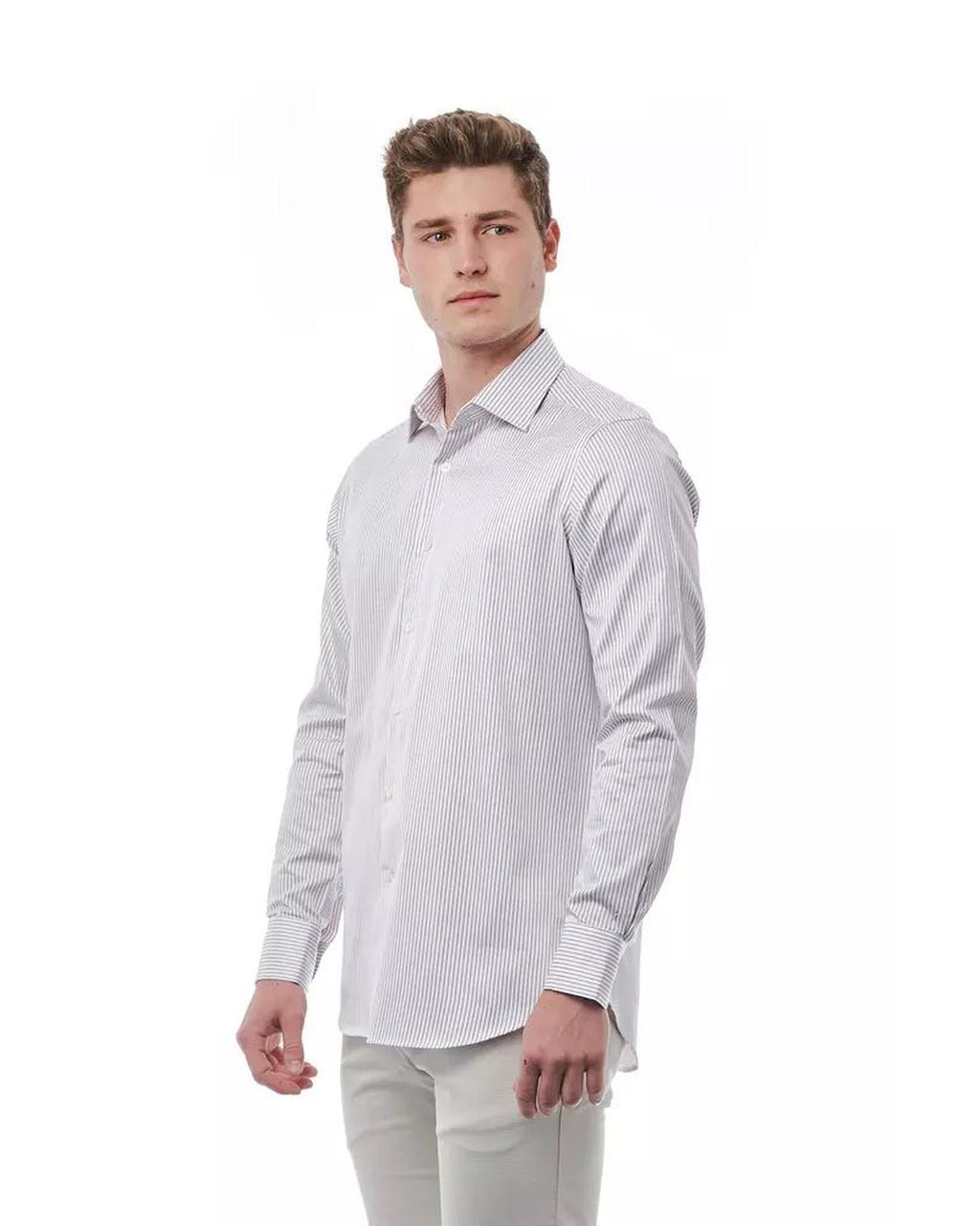 Bagutta Men's White Cotton Shirt - M