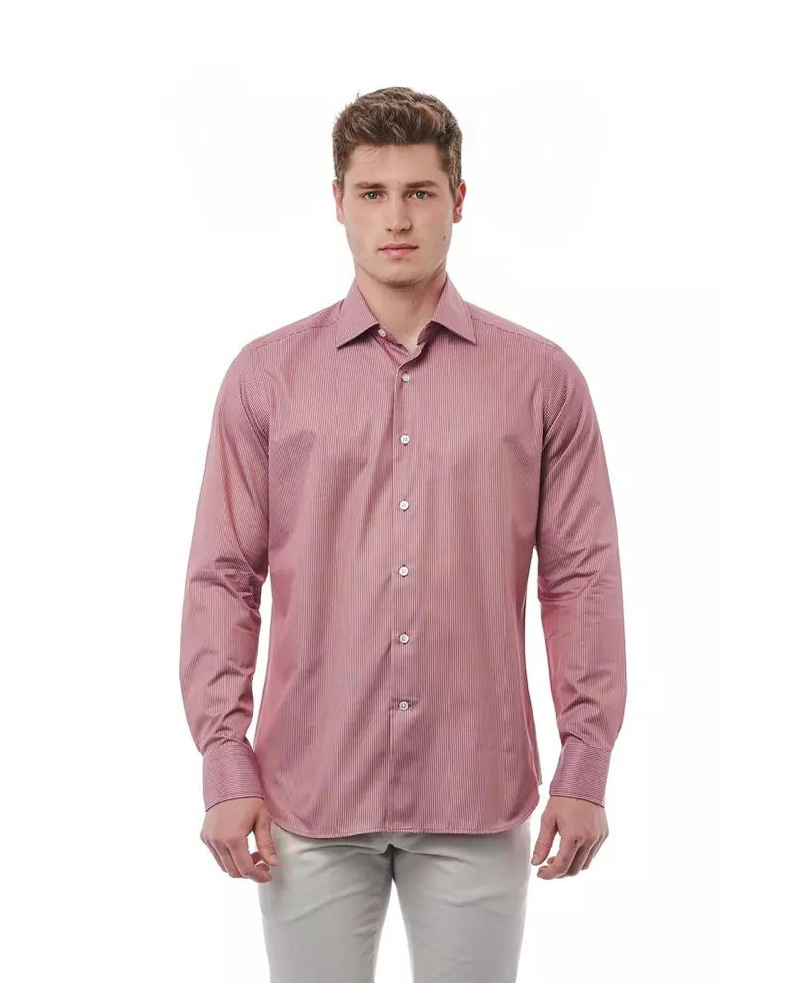 Bagutta Men's Red Cotton Shirt - L Main image