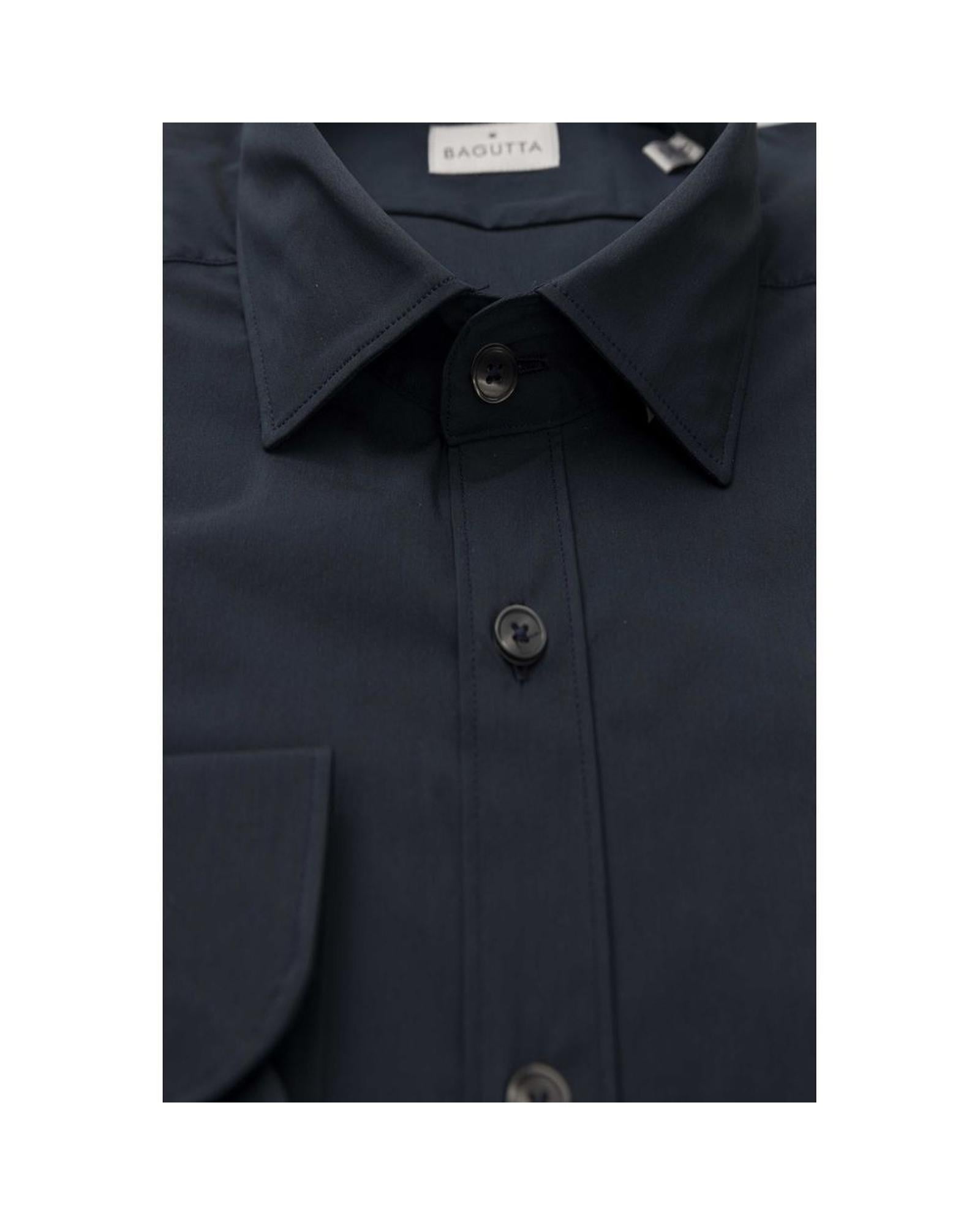 Bagutta Men's Blue Cotton Shirt - 2XL Secondary image