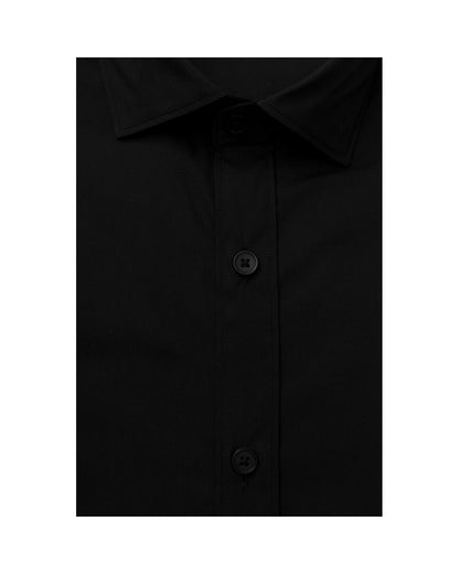 Bagutta Men's Black Cotton Shirt - XL