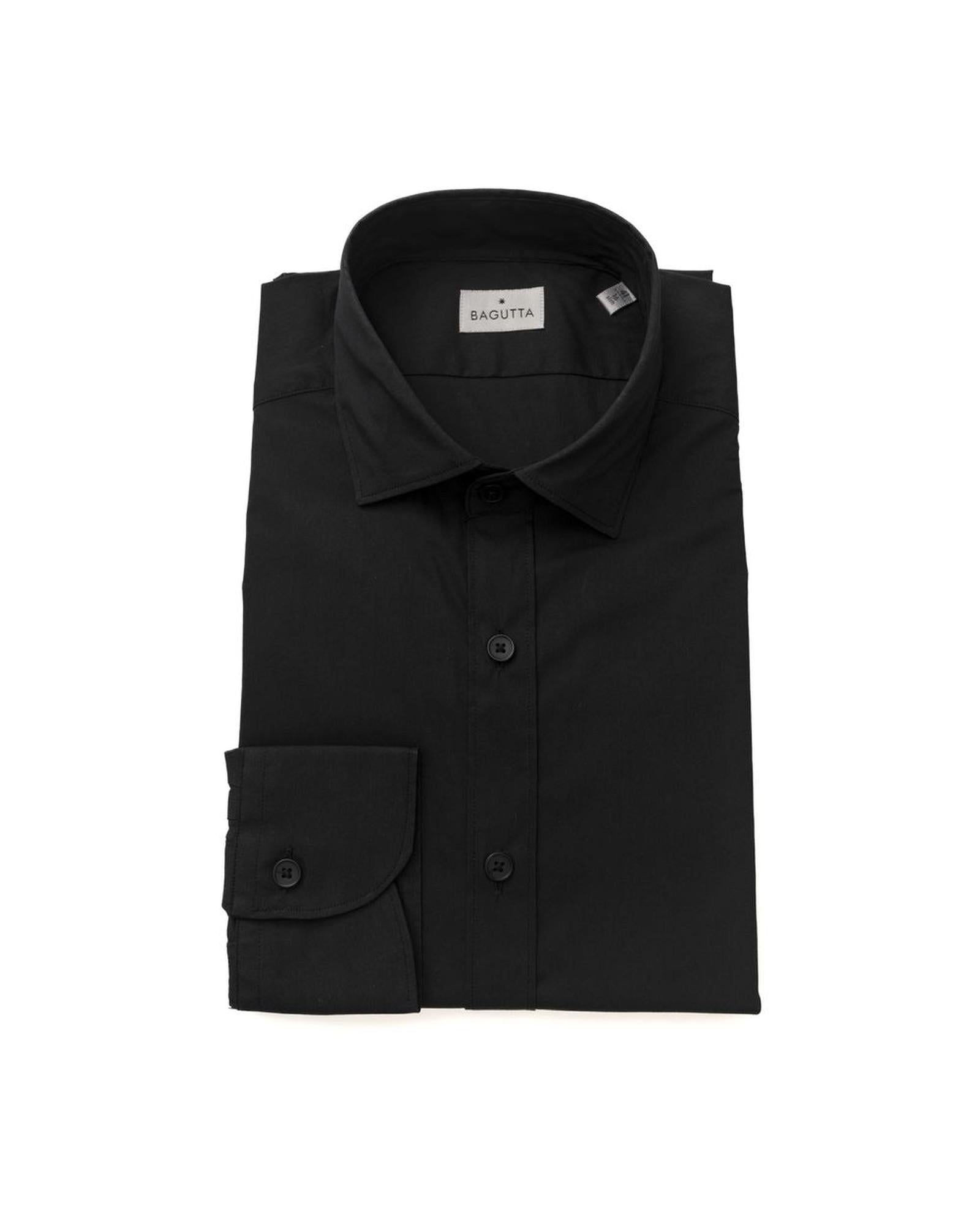 Bagutta Men's Black Cotton Shirt - 2XL Main image