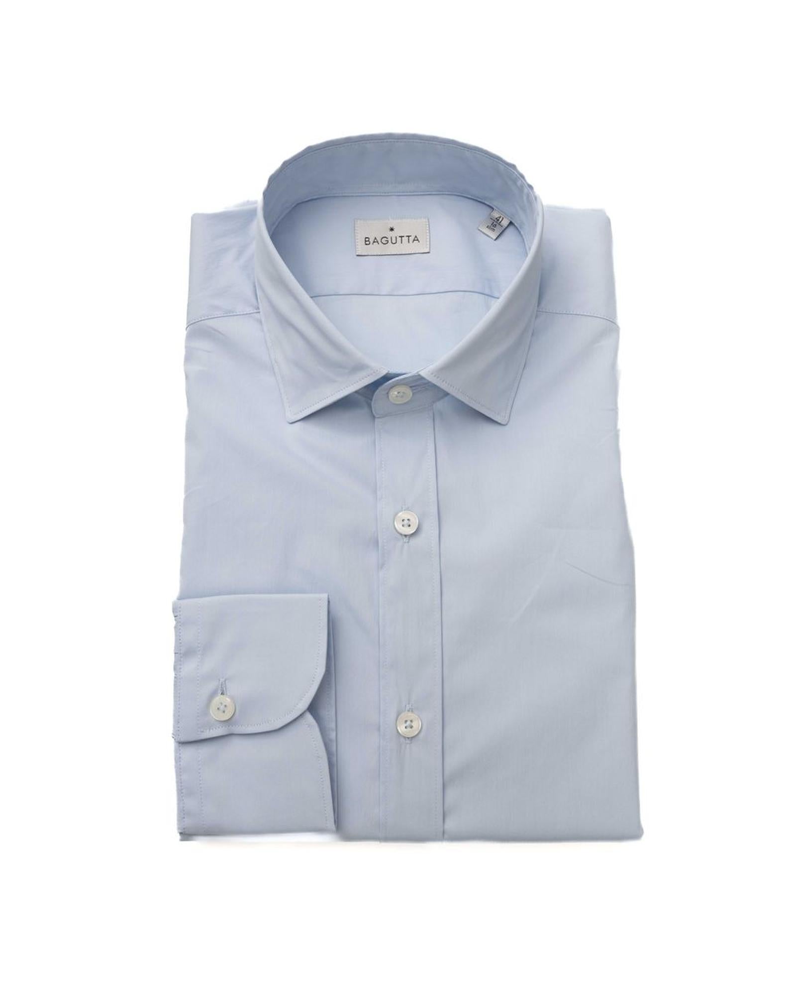 Bagutta Men's Light Blue Cotton Shirt - L Main image