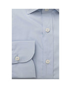 Bagutta Men's Light Blue Cotton Shirt - L