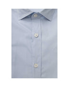 Bagutta Men's Light Blue Cotton Shirt - L