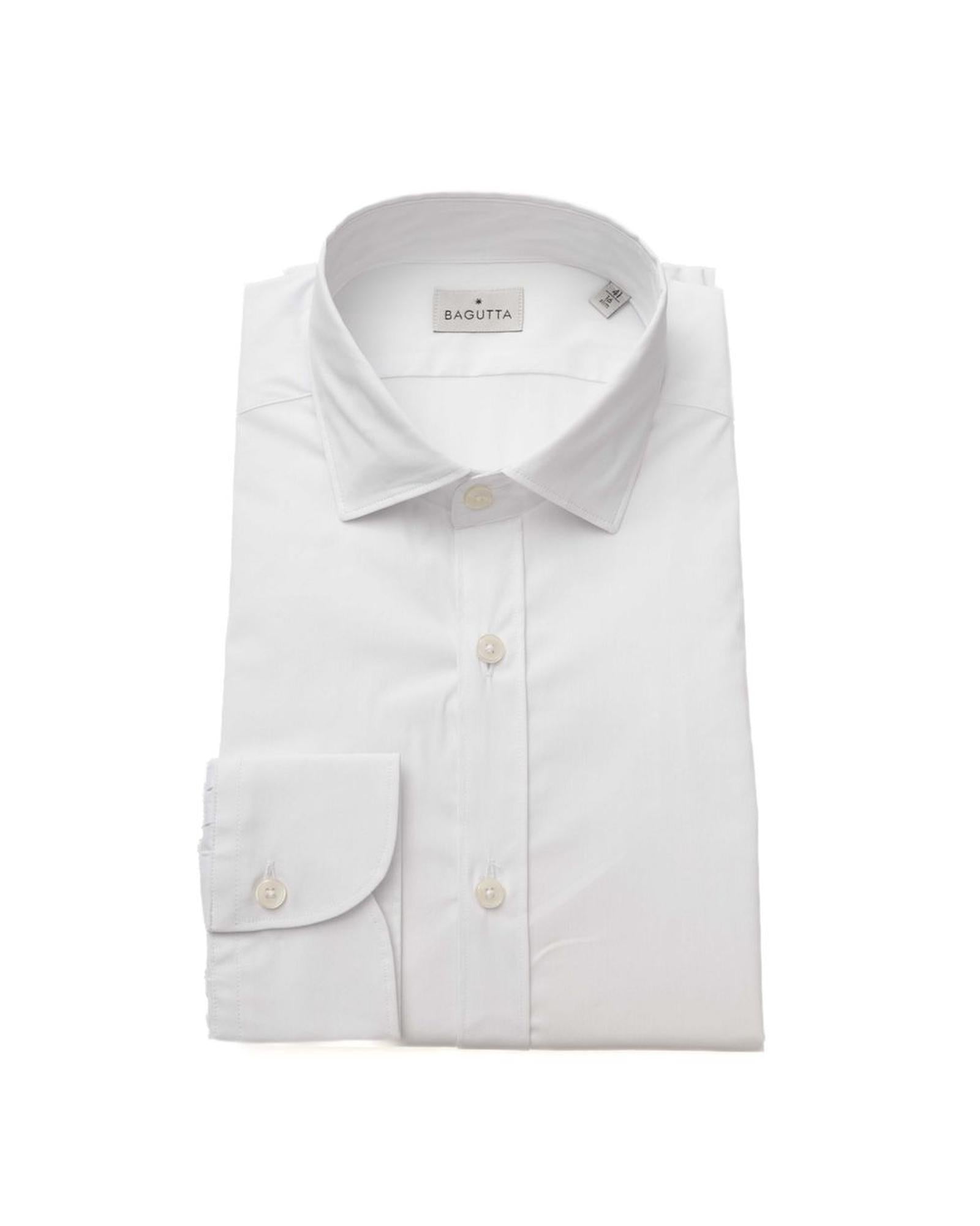 Bagutta Men's White Cotton Shirt - 2XL Main image