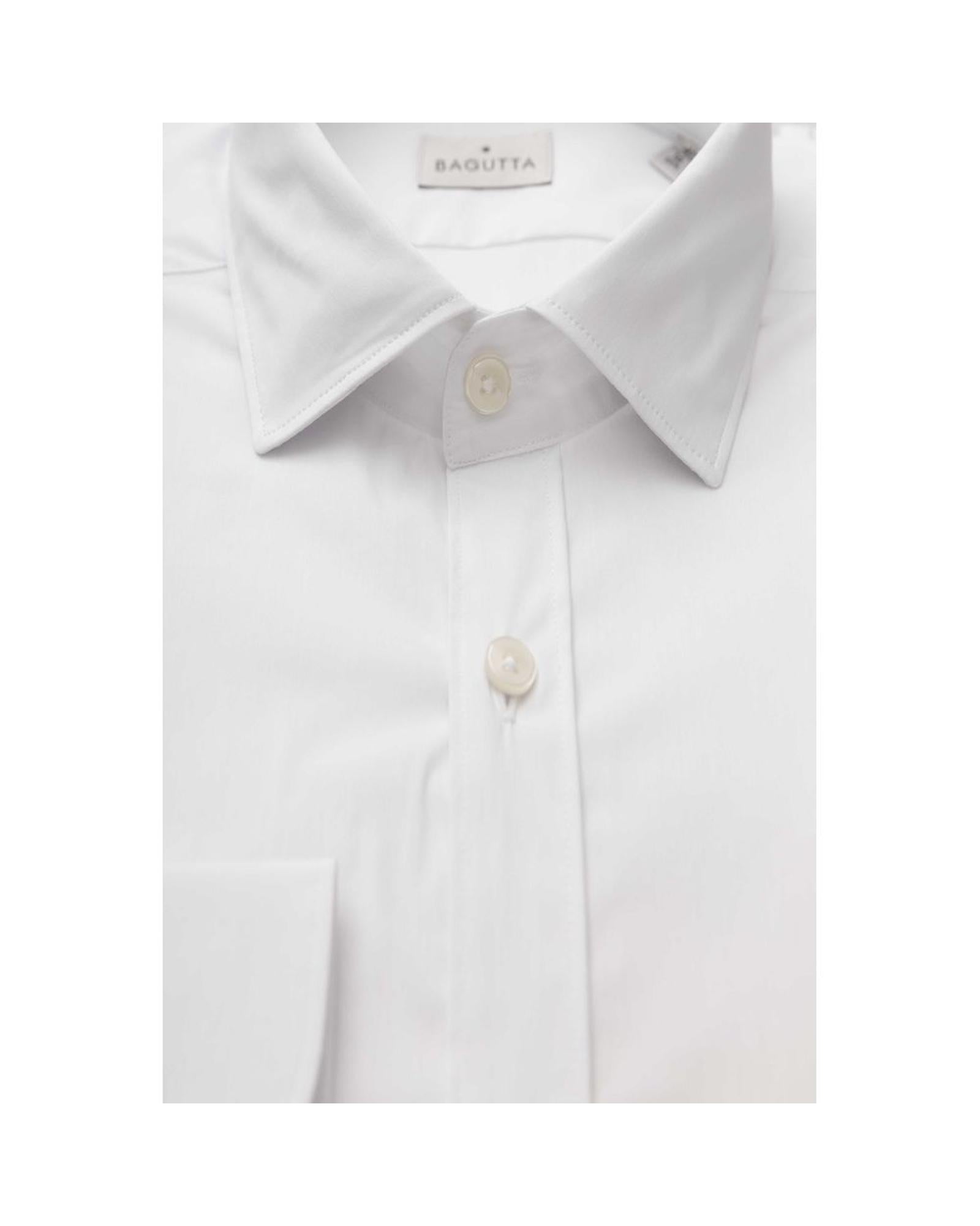 Bagutta Men's White Cotton Shirt - 2XL Secondary image