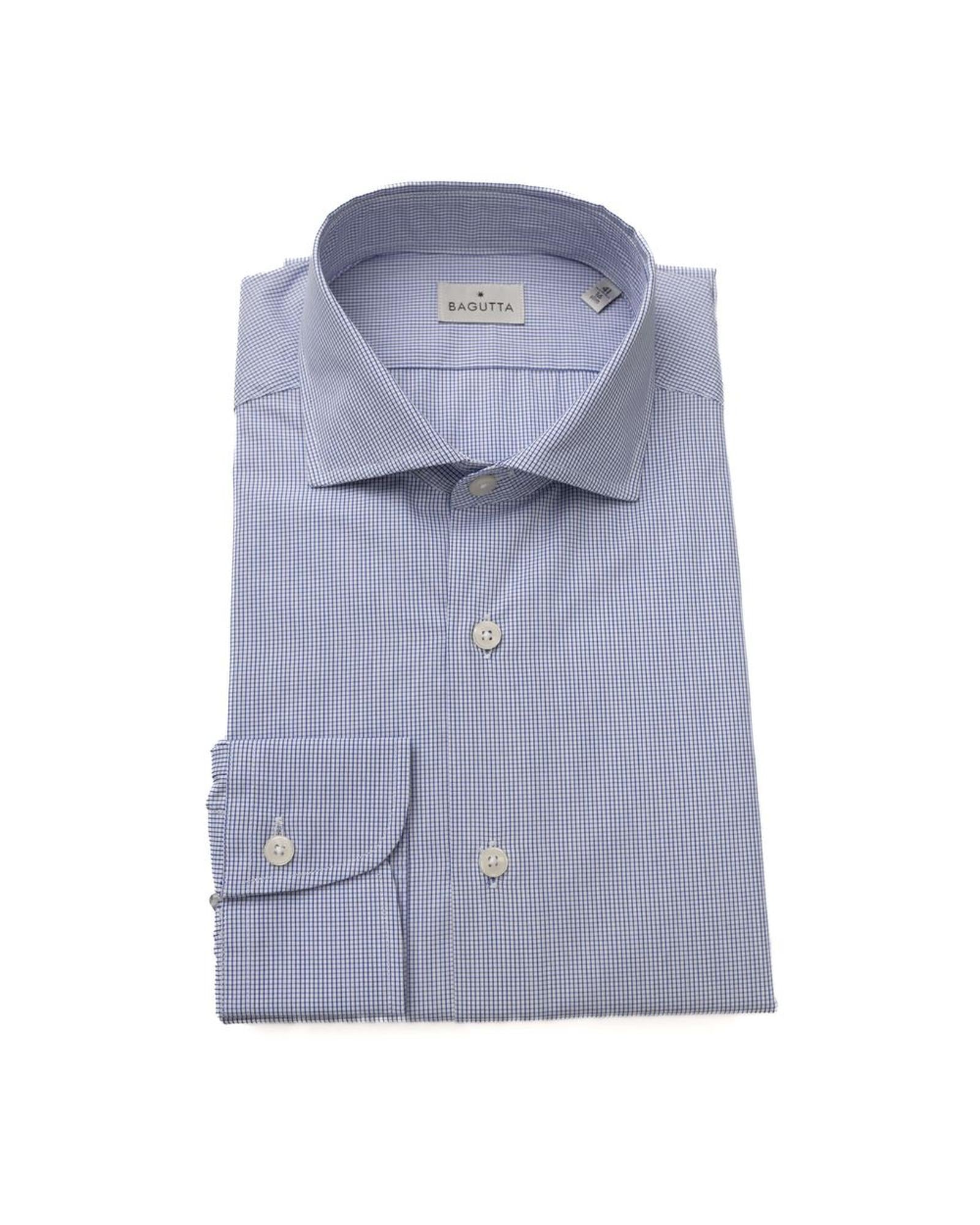 Bagutta Men's Light Blue Cotton Shirt - 2XL Main image