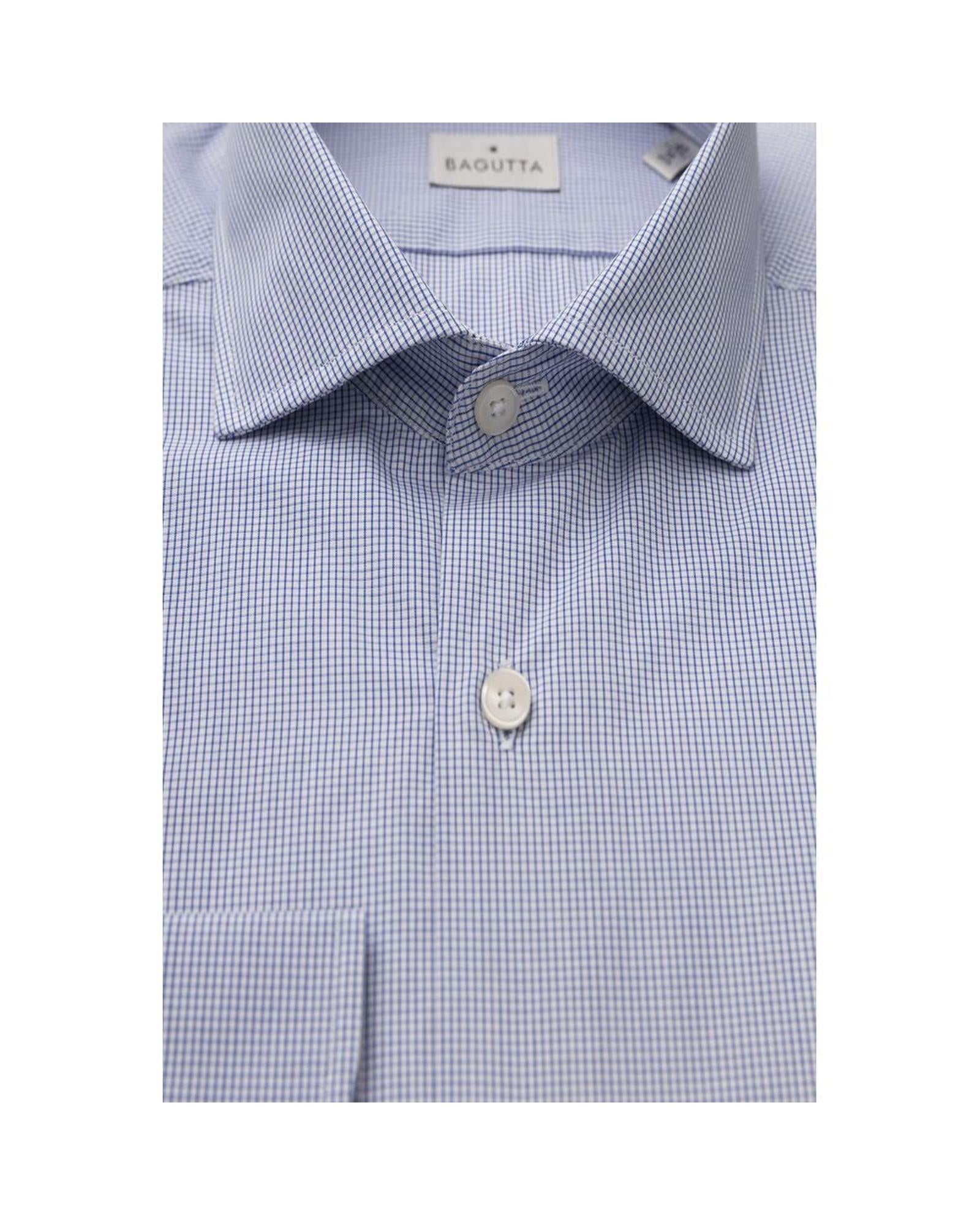 Bagutta Men's Light Blue Cotton Shirt - 2XL Secondary image