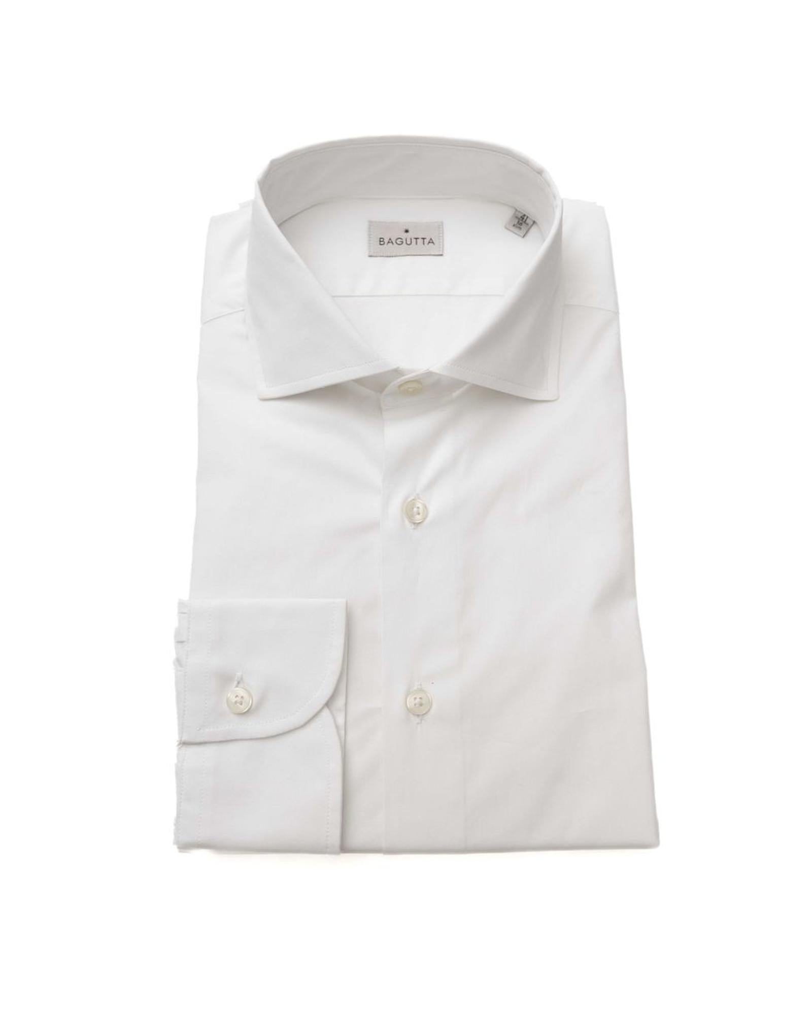 Bagutta Men's White Cotton Shirt - 2XL Main image
