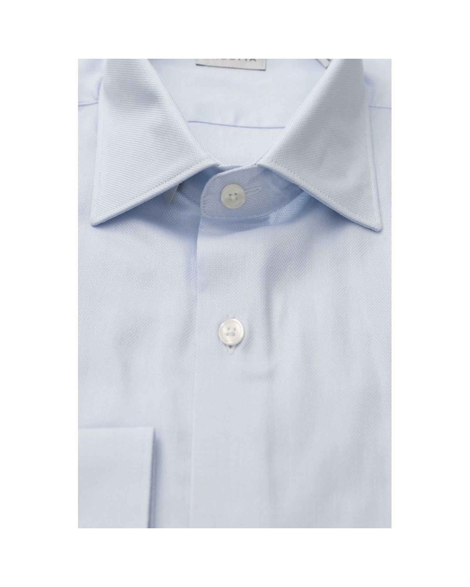 Bagutta Men's Light Blue Cotton Shirt - XL Secondary image