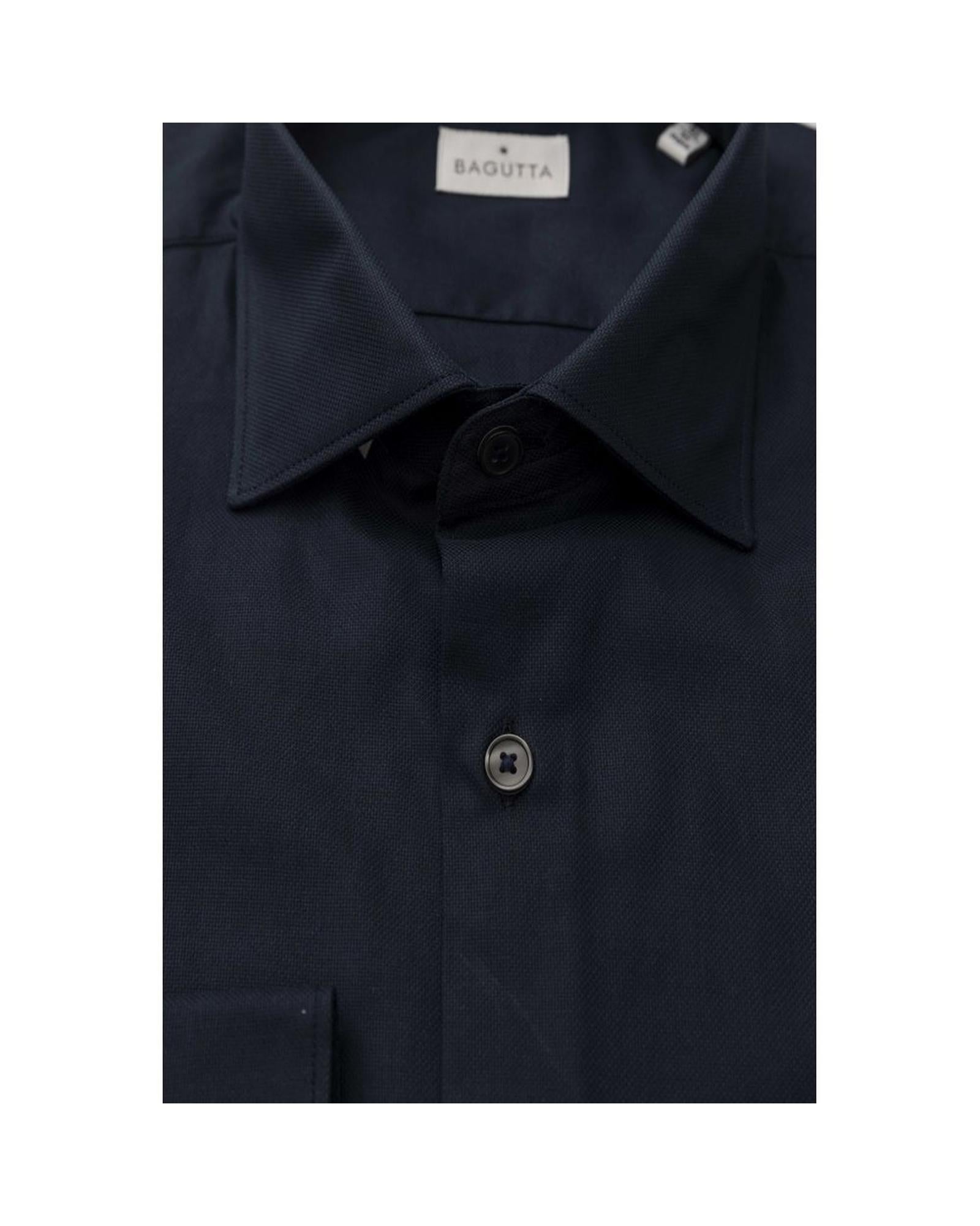 Bagutta Men's Blue Cotton Shirt - 2XL Secondary image