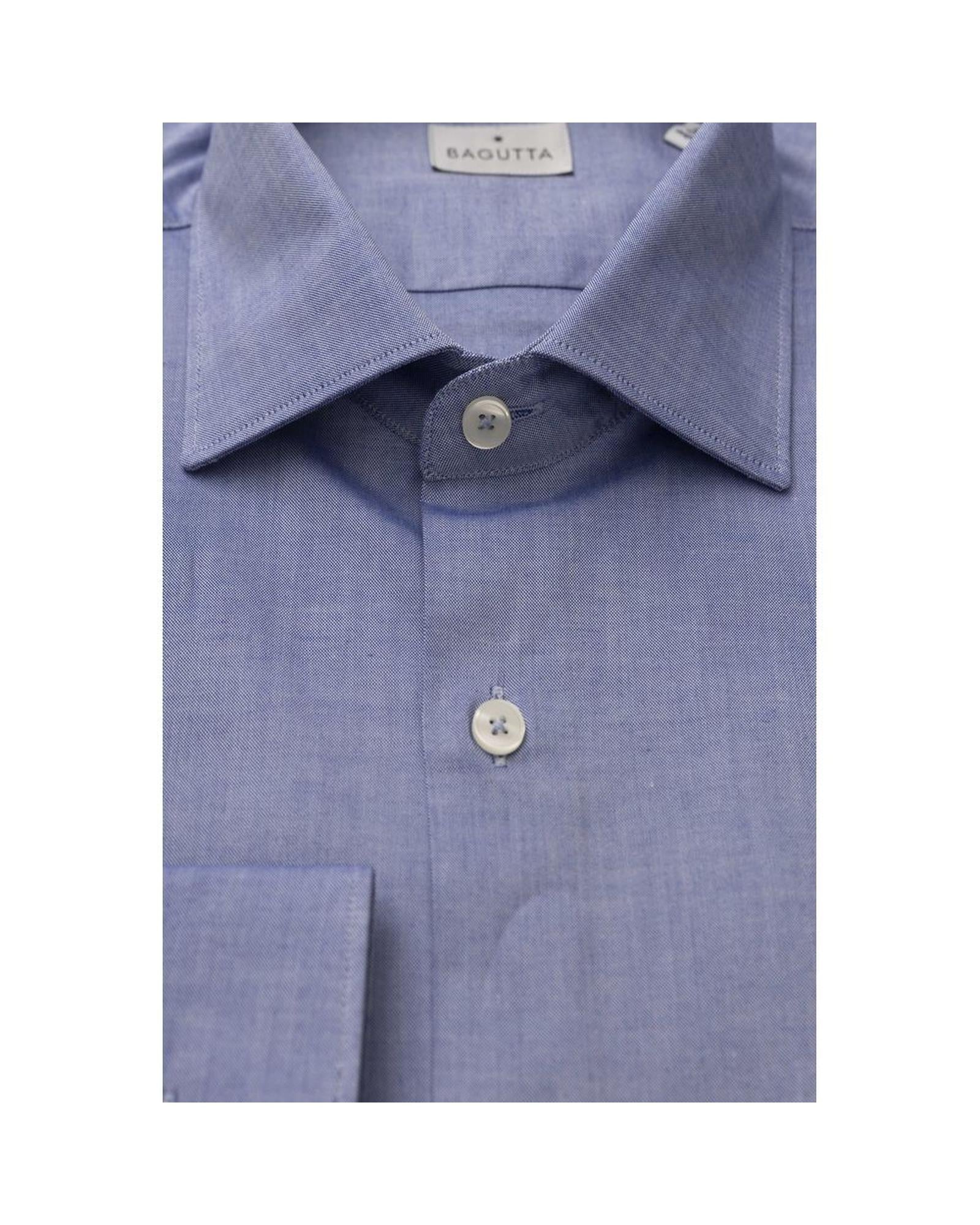 Bagutta Men's Light Blue Cotton Shirt - XL Secondary image
