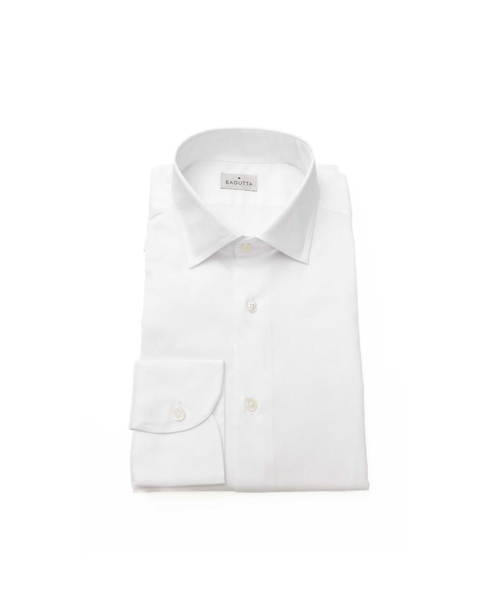 Bagutta Men's White Cotton Shirt - 2XL Main image