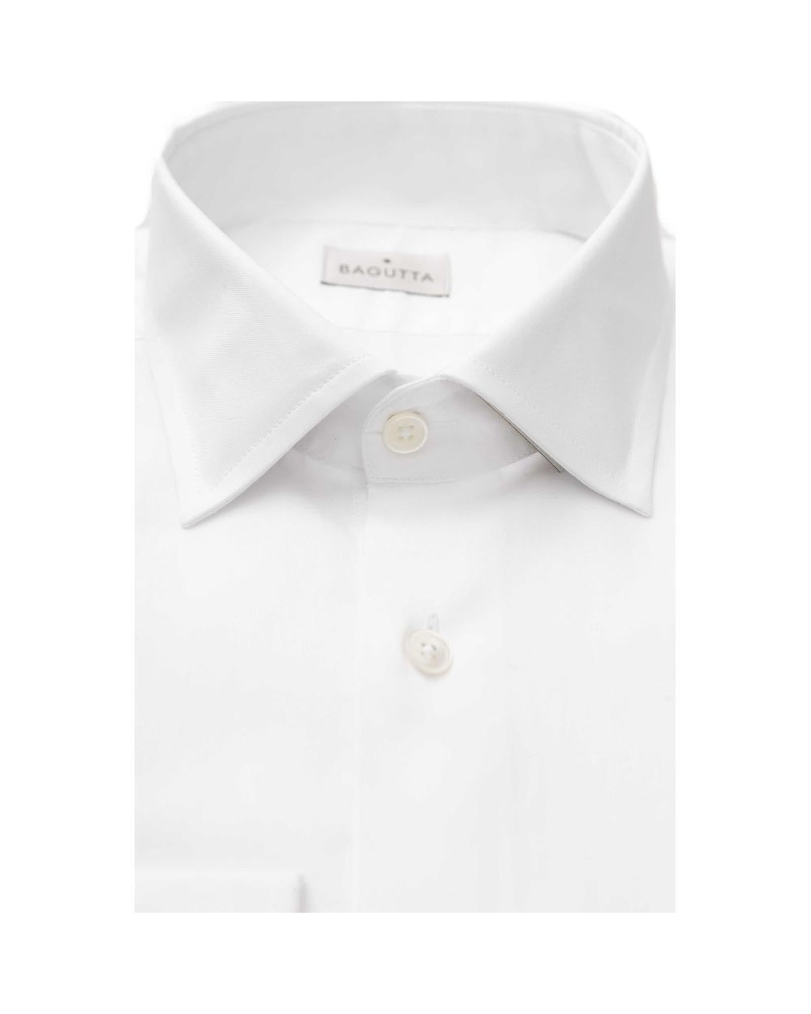 Bagutta Men's White Cotton Shirt - 2XL Secondary image