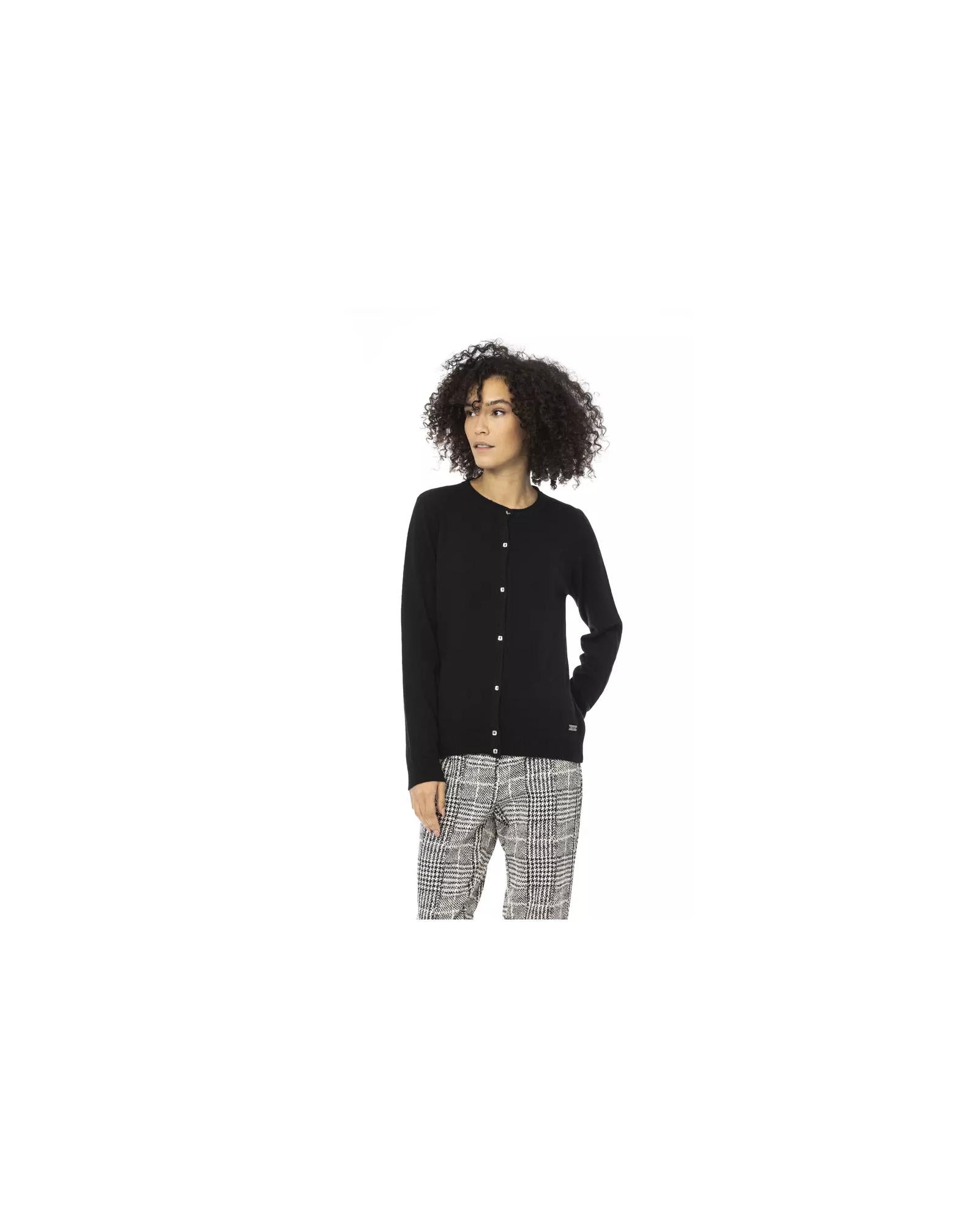 Baldinini Monogram Metal Front Closure Shirt L Women Main image