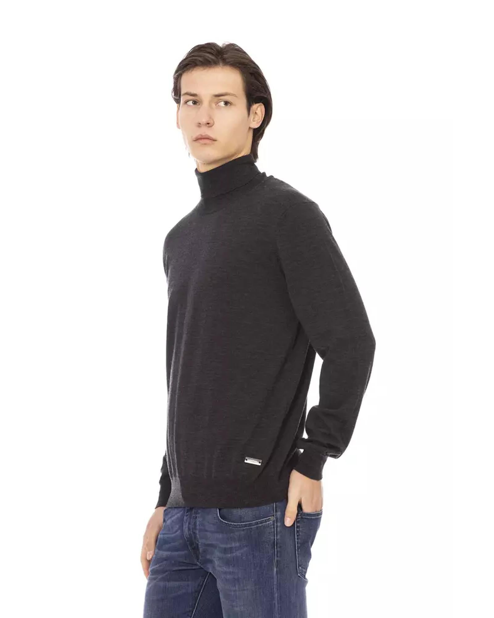 Baldinini Monogram Turtleneck Sweater L Men Secondary image