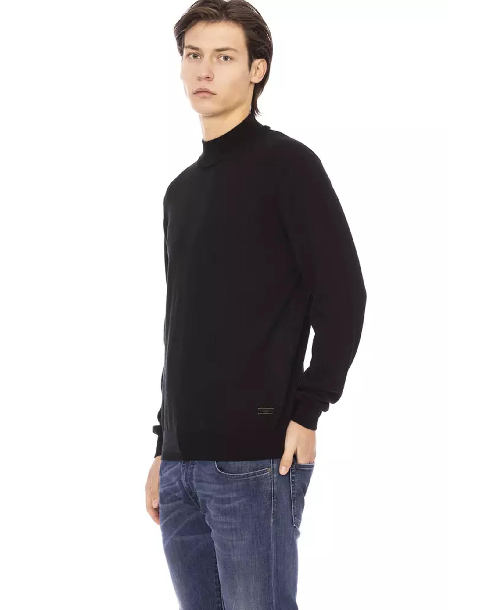 Baldinini Monogram Turtleneck Sweater XL Men Secondary image