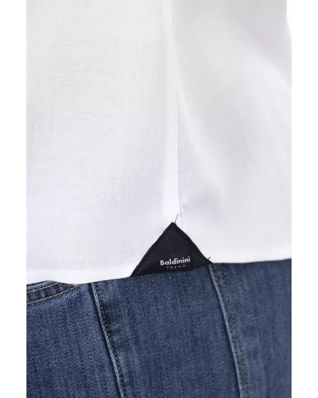 Baldinini Trend Men's White Cotton Shirt - L