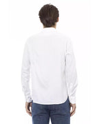Baldinini Trend Men's White Cotton Shirt - L