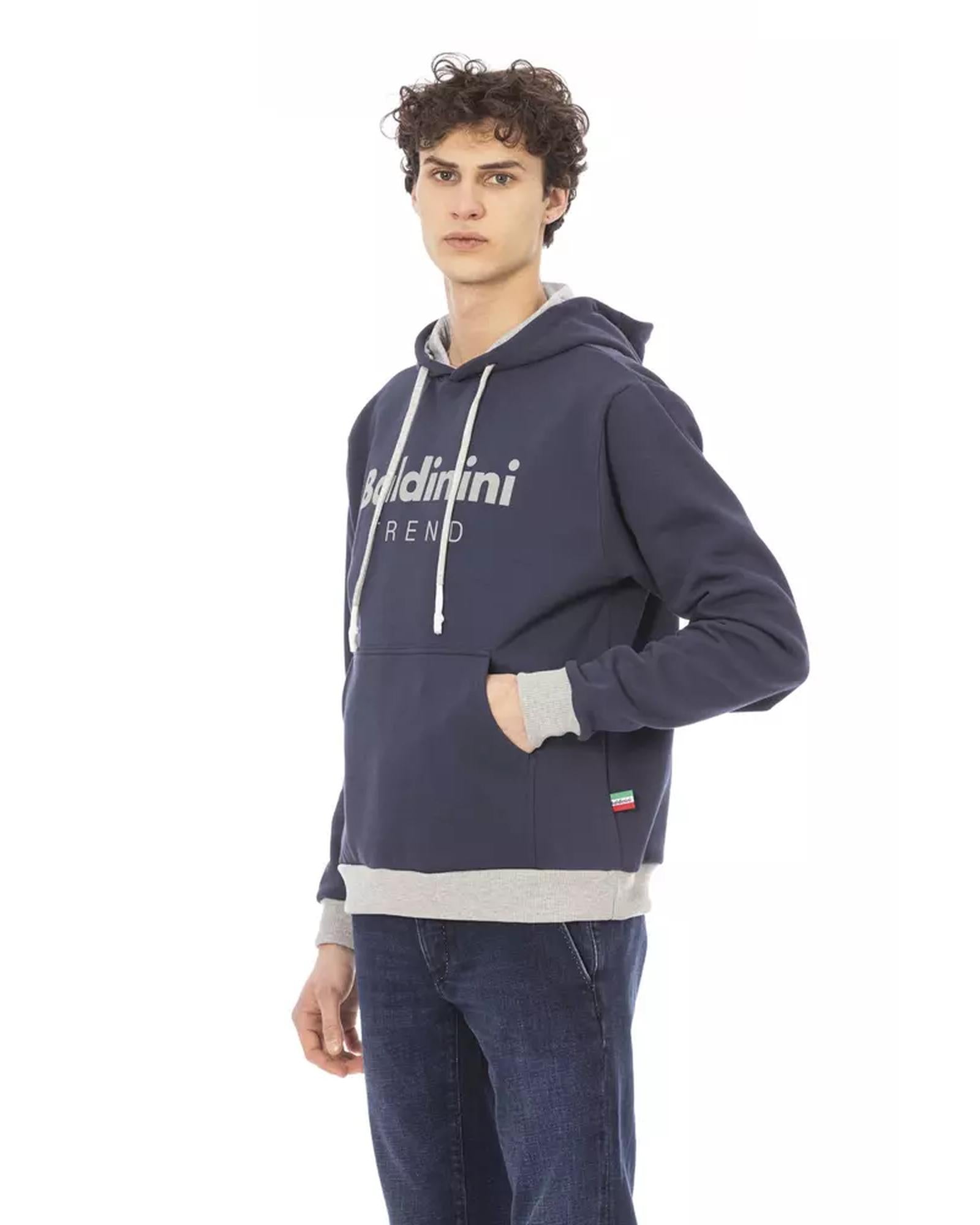 Hoodie with Front Logo and Maxi Front Pocket XL Men Secondary image