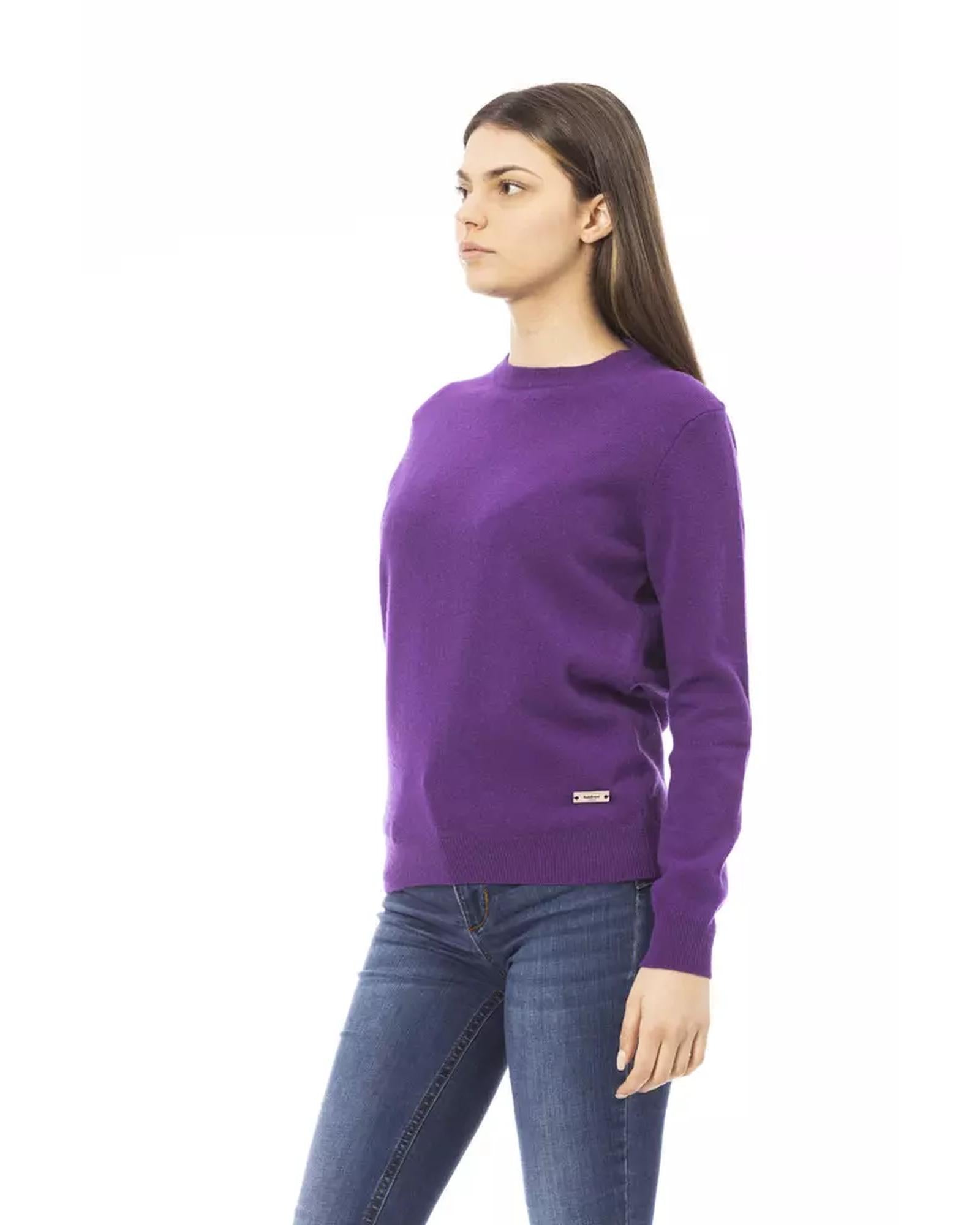 Baldinini Monogram Long Sleeve Sweater S Women Secondary image